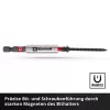 EINHELL-KWB Impact Bit & Socket Set in M-CASE, 39 pezzi
