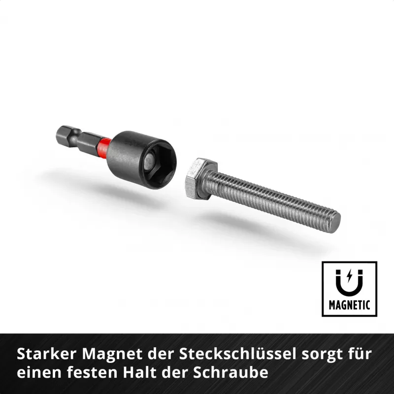 EINHELL-KWB Impact Bit & Socket Set in M-CASE, 39 pezzi