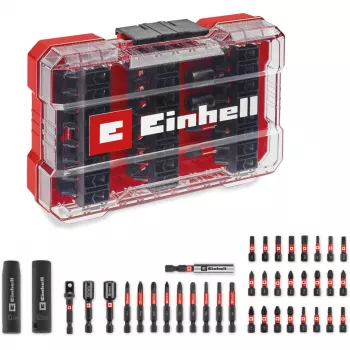 EINHELL-KWB Impact Bit & Socket Set in M-CASE, 39 pezzi