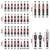 EINHELL-KWB Set di punte a impatto in M-CASE, 39 pezzi (con bussole)