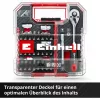 EINHELL-KWB set di chiavi a bussola e punte 1/4 pollice 37 pezzi in L-CASE