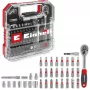 EINHELL-KWB set di chiavi a bussola e punte 1/4 pollice 37 pezzi in L-CASE
