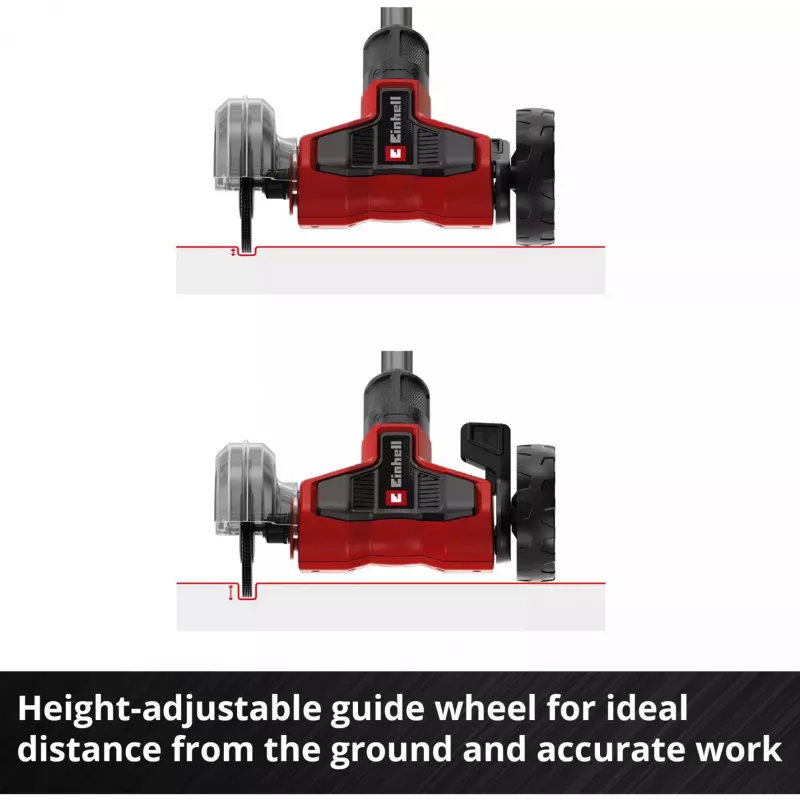 EINHELL Power X-Change Pulitore per fughe a batteria GE-CC 18/110 Li E-Solo, 18V (rosso/nero, senza batteria e caricabatterie)