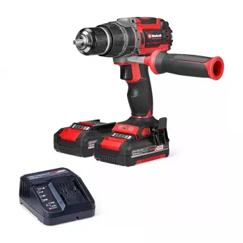 Einhell TP-CD 18/70 Li-i BL set trapano avvitatore a percussione a batteria, 18V brushless, 70 Nm, 2x2,0Ah