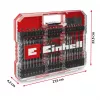 EINHELL XL-CASE set di punte per avvitatore e punte per trapano, 95 pezzi, set punte e bit