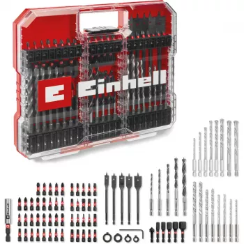 EINHELL XL-CASE set di punte per avvitatore e punte per trapano, 95 pezzi, set punte e bit
