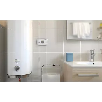 EL-HOME CD-17A2v2300/B rilevatore di monossido di carbonio con display LCD e alimentazione di emergenza 9V