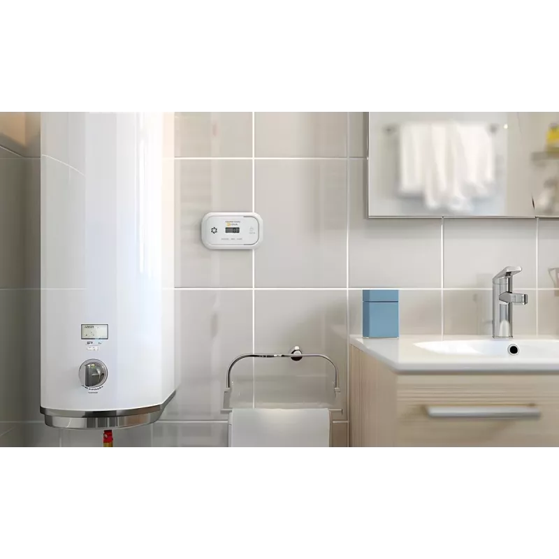 EL-HOME CD-17A2v2300/B rilevatore di monossido di carbonio con display LCD e alimentazione di emergenza 9V