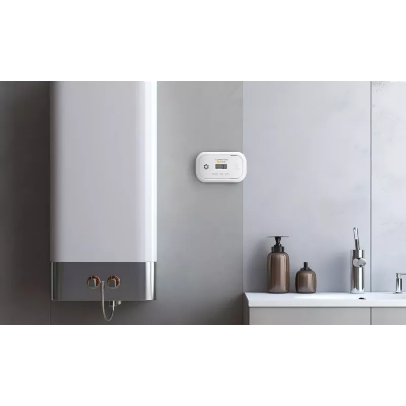 EL-HOME CD-17A2v2300/B rilevatore di monossido di carbonio con display LCD e alimentazione di emergenza 9V