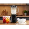 ELDOM BK6 NOXAR Frullatore a bicchiere, 1,8 L vetro temperato, nero, 22000 rpm, Pulse