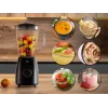 ELDOM BK6 NOXAR Frullatore a bicchiere, 1,8 L vetro temperato, nero, 22000 rpm, Pulse