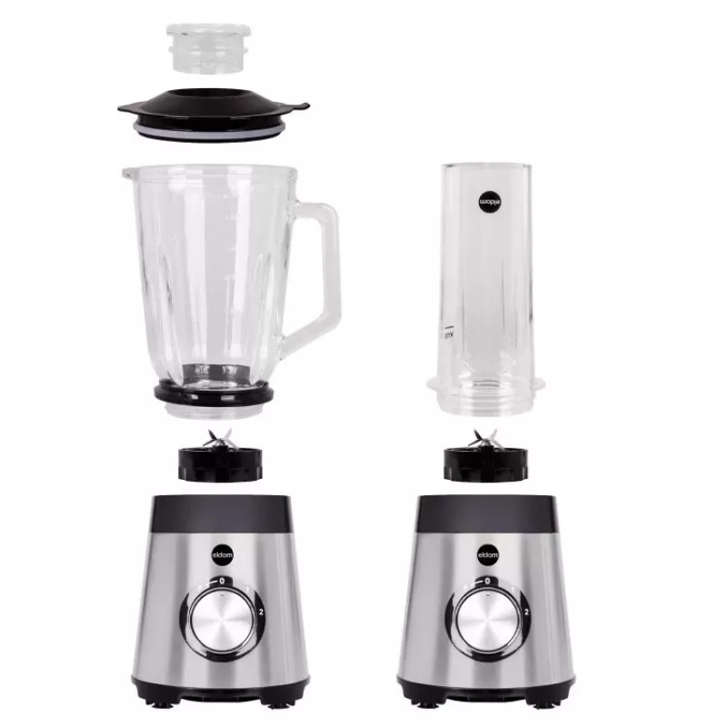 ELDOM BK7S STALO 2.0 L Frullatore da tavolo 1000 W nero/argento