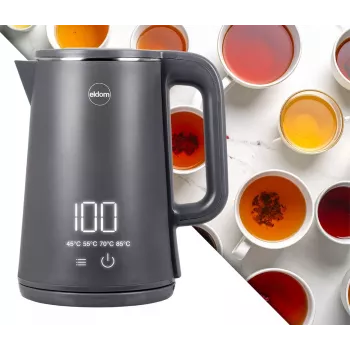 ELDOM C515S Bollitore senza filo grigio 1,8L 2000W