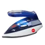 Ferro da stiro da viaggio ELDOM DA50 900W blu con vapore, manico pieghevole, piastra antiaderente, serbatoio 40ml