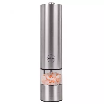 ELDOM macinino elettrico MP24 Grind pepe, sale - argento