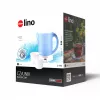 ELDOM Fornello elettrico da campeggio C190 Lino 0,6L 550W blu con 2 tazze e 2 cucchiai