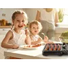 Eldom GK110 griglia di contatto, 800 W, nero/argento