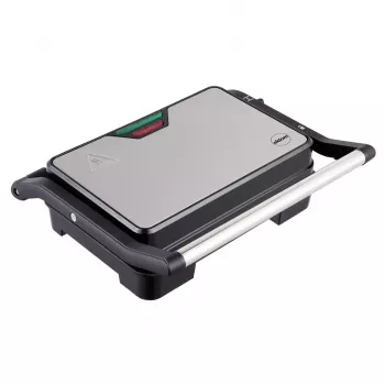 Eldom GK110 Griglia di contatto, 800 W, nero/argento