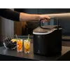 ELDOM KS230 fabbricatore di ghiaccio - 12 kg/24h, serbatoio 2,2L, 9 cubetti per ciclo, argento/nero