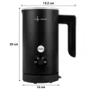 Montapanna ELDOM SI560C nero - 500W montatura automatica calda e fredda, riscaldamento 300ml, acciaio inox