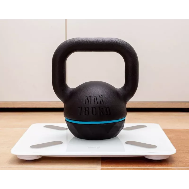 ELDOM Bilancia pesapersone smart TWO550B ULLIE con 12 valori corporei, Bluetooth e app