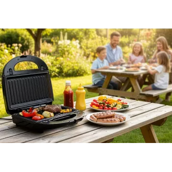 ELDOM ST250 MULTIX tostiera multifunzione 5 in 1 850W