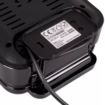 ELDOM WA900 waffle maker 1200W nero