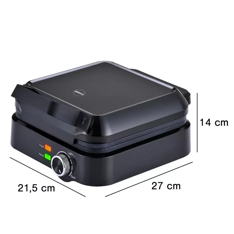 ELDOM WA900 waffle maker 1200W nero