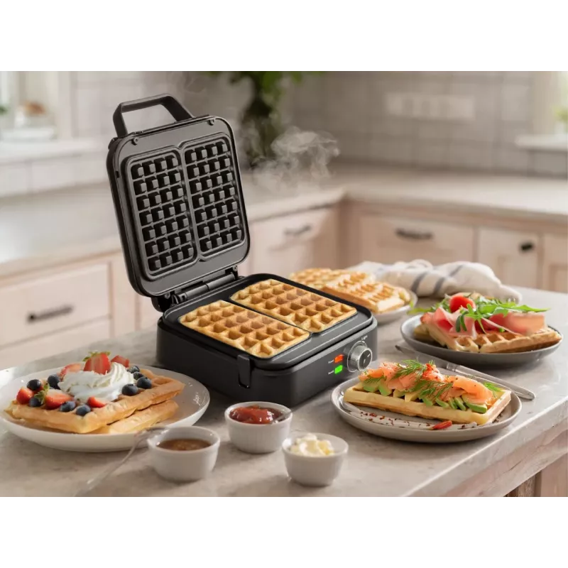 ELDOM WA900 waffle maker 1200W nero