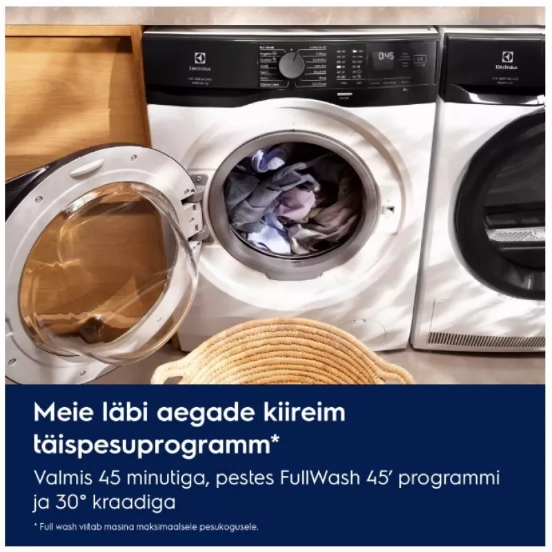 Electrolux EW6F9482E lavatrice a carica frontale free-standing, 8 kg, 1400 giri/min, bianco