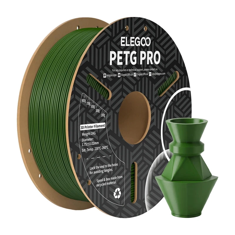 Filamento ELEGOO PETG Pro (Olive Green)