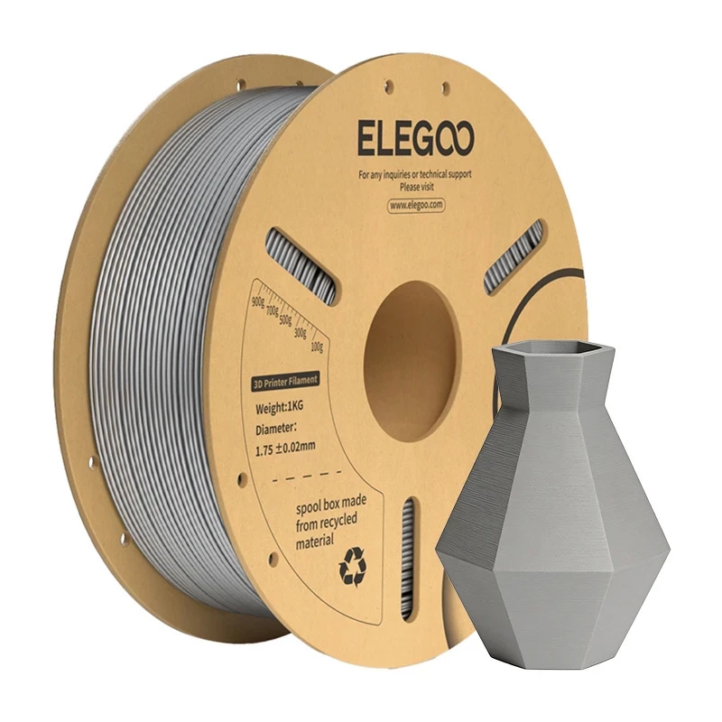 Filamento ELEGOO PLA+ (Star Gray)