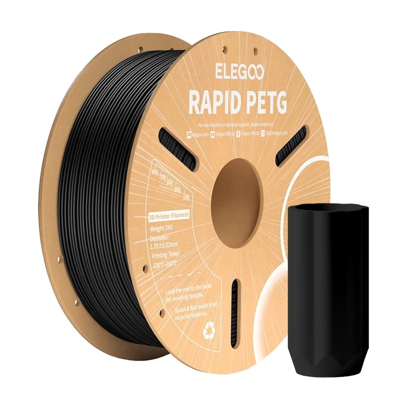 ELEGOO filamento Rapid PETG (nero)