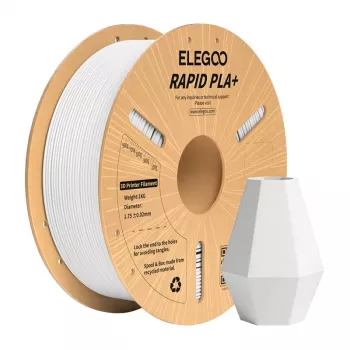 ELEGOO Rapid PLA+ filamento (bianco) 1,75 mm 1 kg