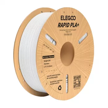 ELEGOO Rapid PLA+ filamento (bianco) 1,75 mm 1 kg