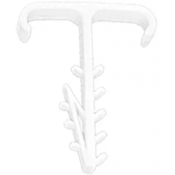 Elektro-Plast Opatówek USMP-3 BIS clip piatta a montaggio rapido per cavo/linea 16,5 mm, bianco, 100 pezzi