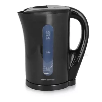 Emerio WK-123483 bollitore 1,7 L nero 2200 W senza filo con indicatore del livello dell'acqua