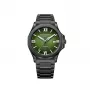 EMILE CHOURIET cronografo da uomo automatico 41mm quadrante nero cinturino in pelle nero 081172GHHE8H
