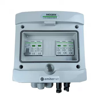 EMITER DCAC Scatola di Combinazione PV Ermetica IP65 con SPD Noark Tipo 2, 1 Stringa, 1 MPPT, 16A Monofase
