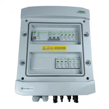 EMITER EM-1102N_DCAC quadro elettrico PV DC/AC ermetico IP65 con scaricatori Noark e RCD