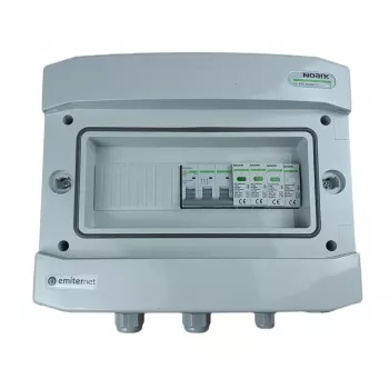 EMITER Switchgear Attached AC Hermetic IP65 EMITTER With AC Surge Protective Device Noark Type 1+2, 40A 3-Phase