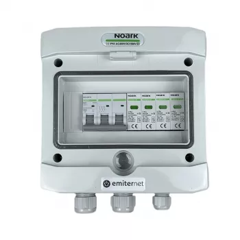EMITER Scaricatore di sovratensione per quadri elettrici AC ermetico IP65 Emitter Noark Tipo 2, 20A 3 poli