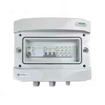 EMITER scaricatore di sovratensione AC Hermetic IP65 per quadro elettrico Noark Tipo 2, 50A trifase, RCD Tipo A 63A/300mA