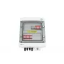 EMITER Switchgear Attached DCAC Hermetic IP65 EMITTER con scaricatore di sovratensione DC Dehn 1000V Tipo 2, 2 x PV-String, 2 x MPPT // og. AC Dehn Tipo 2, 20A 3-fase