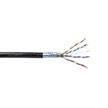 EmiterNet Cavo FTP (F/UTP) Cat.5e esterno riempito di gel, 4x2x0,5 PE+GEL, nero