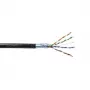 EmiterNet Cavo FTP (F/UTP) Cat.5e esterno riempito di gel, 4x2x0,5 PE+GEL, nero