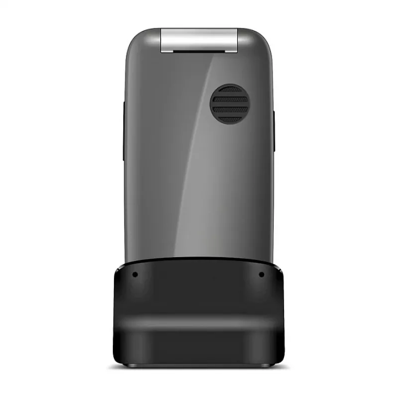 Emporia ONE V200i 2G cellulare a conchiglia con tasti grandi, Space Grey/argento