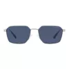 EMPORIO ARMANI EA2140-304580 Occhiali da sole uomo nero opaco grigio rettangolari