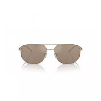 EMPORIO ARMANI EA2147-30025A Occhiali da sole nero opaco grigio rettangolari uomo