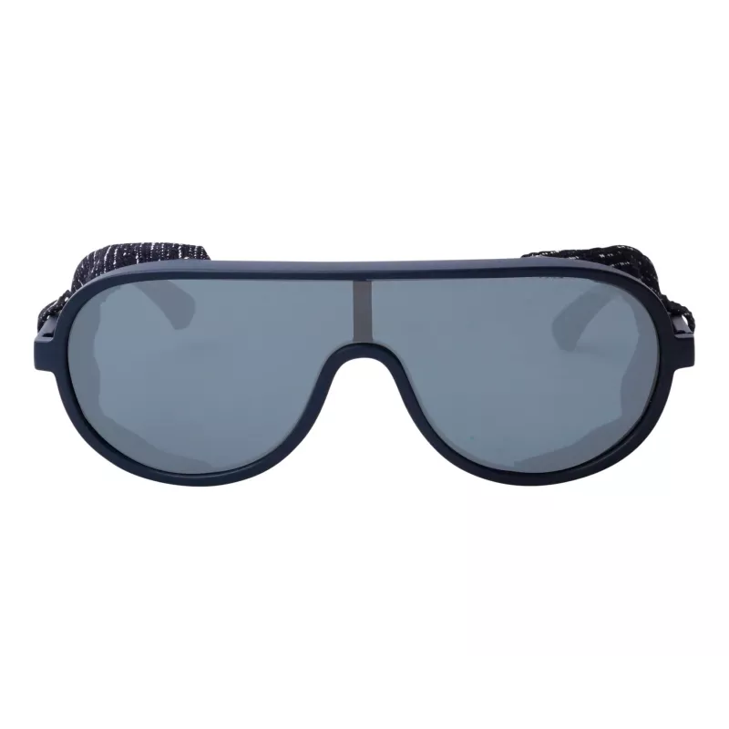 EMPORIO ARMANI EA4166Z58726G Occhiali da sole modello Pilot Nero opaco Lenti grigie a specchio